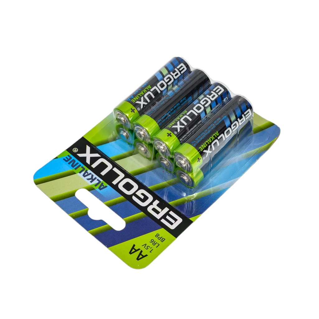 Элемент питания Ergolux LR6 Alkaline BL-8 АА алкалиновый, 8 шт, блистер