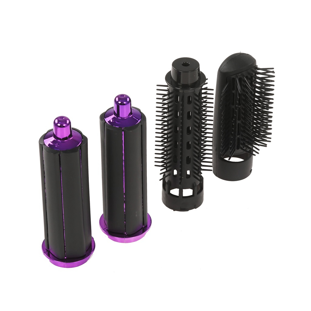 Мультистайлер фен-расческа Ergolux PRO ELX-HD15-C08 5 насадок, серый с фиолетовым