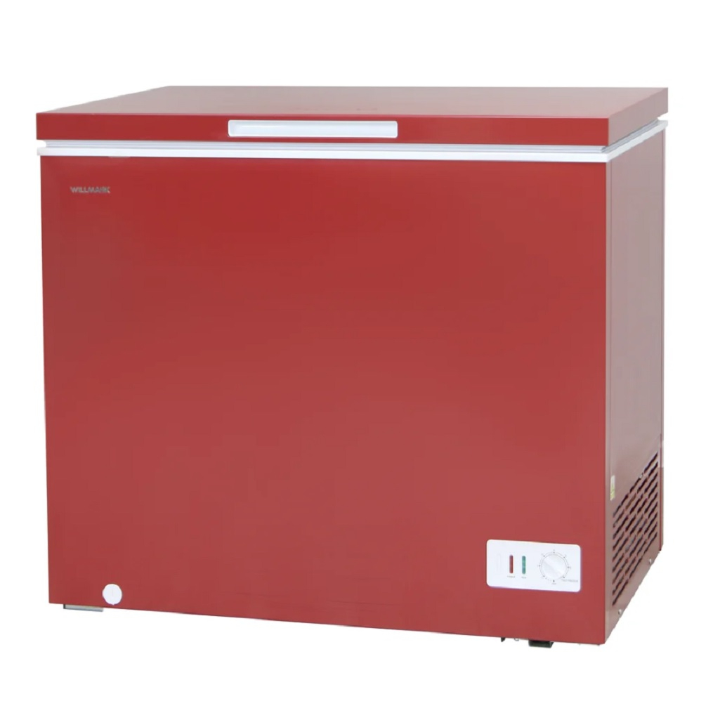 Морозильный ларь Willmark CF-310CS, объем 305 л, цвет красный, ручная разморозка