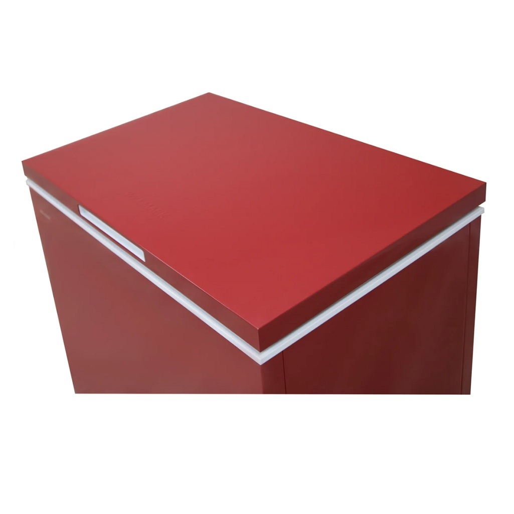 Морозильный ларь Willmark CF-310CS, объем 305 л, цвет красный, ручная разморозка