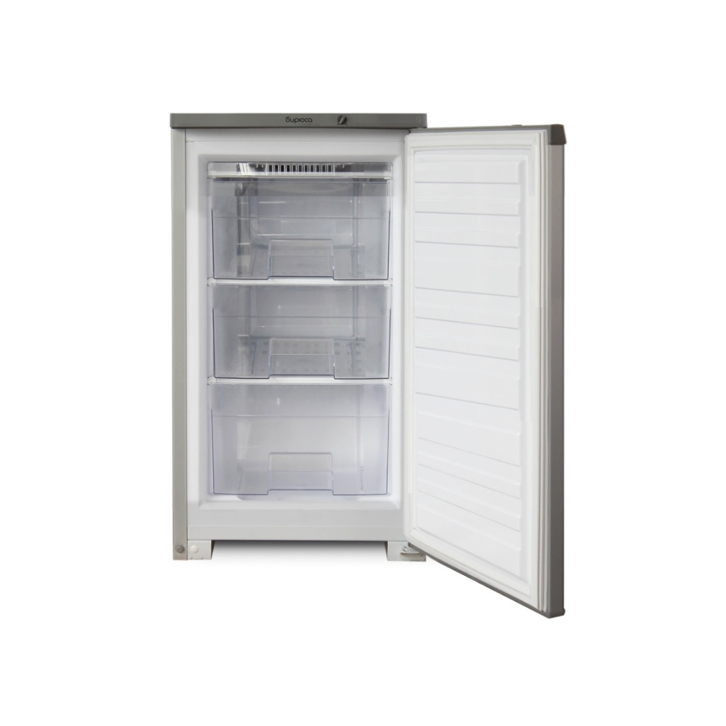 Морозильная камера Бирюса Б-M112, объем 80 л, цвет металлик, ручная разморозка