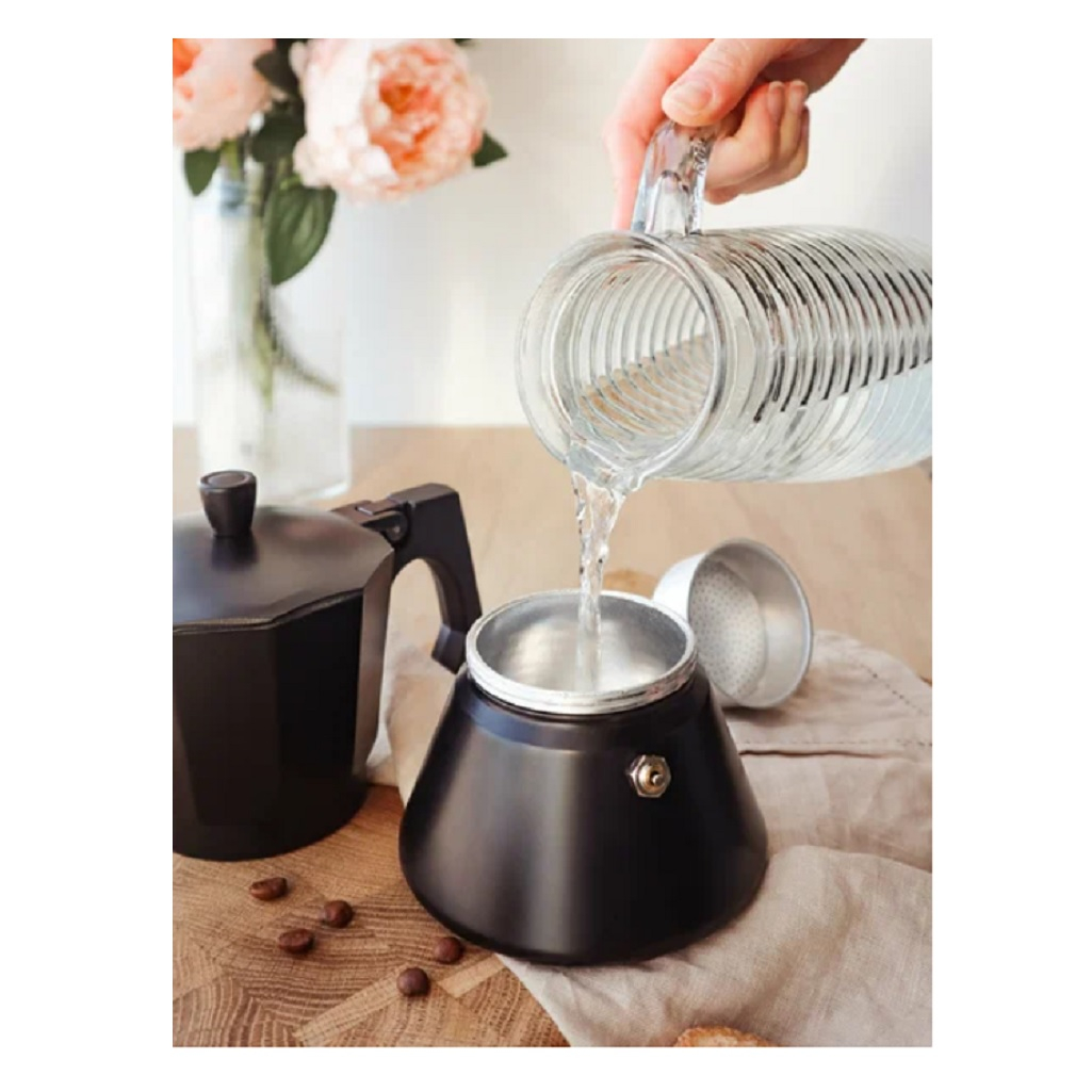 Кофеварка гейзерная Apollo APL-06 алюминий 0.3 л, 6 порций, индукция