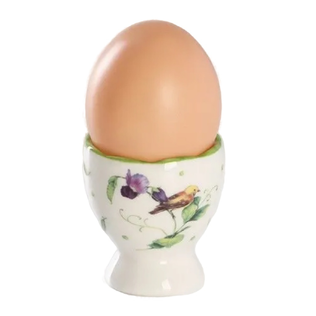 Подставка для яйца фарфоровая Доляна Зеленый сад 4498125 4,5х5 см