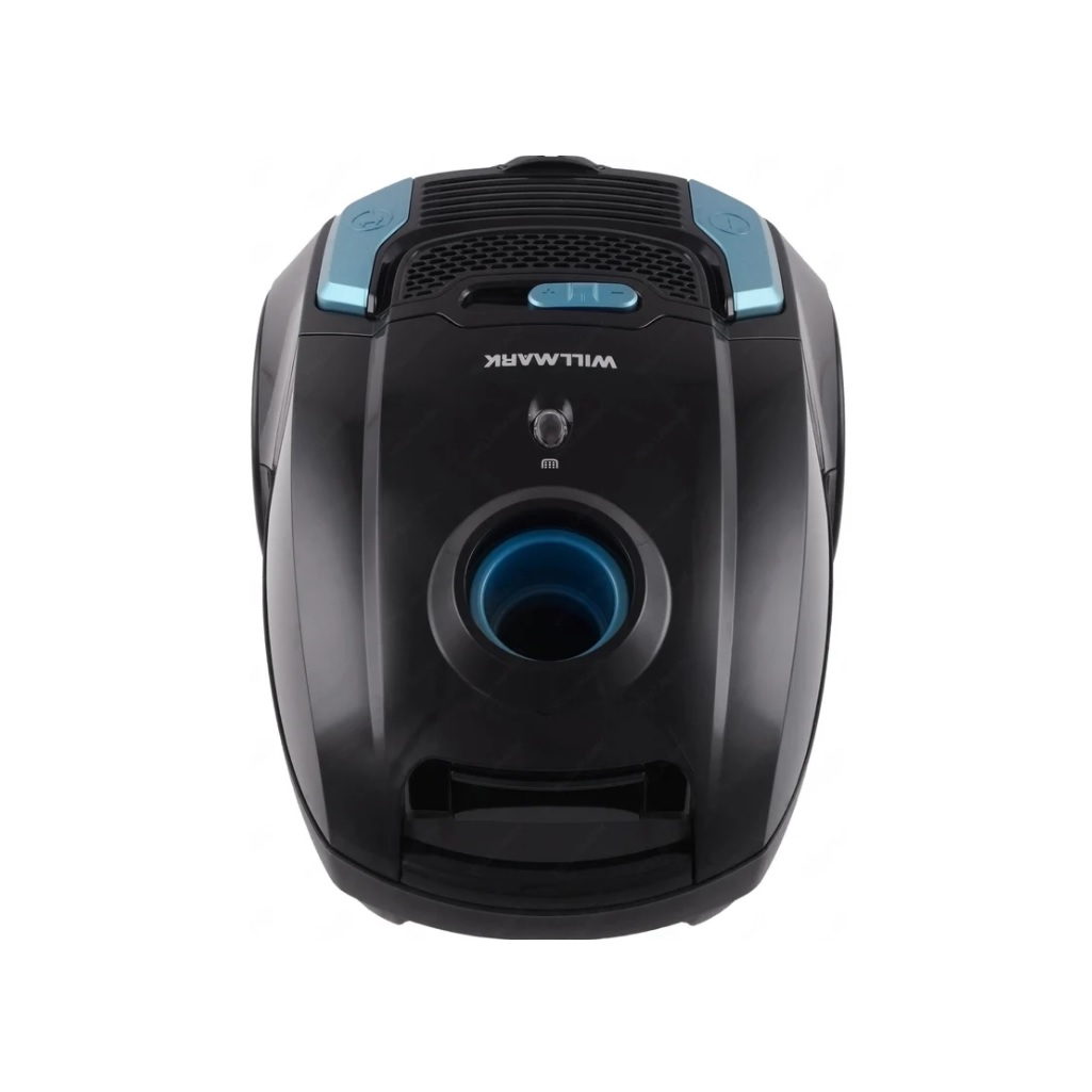 Пылесос Willmark VC-2650DBM 2000 Вт, 3 л, черно-голубой 2000385