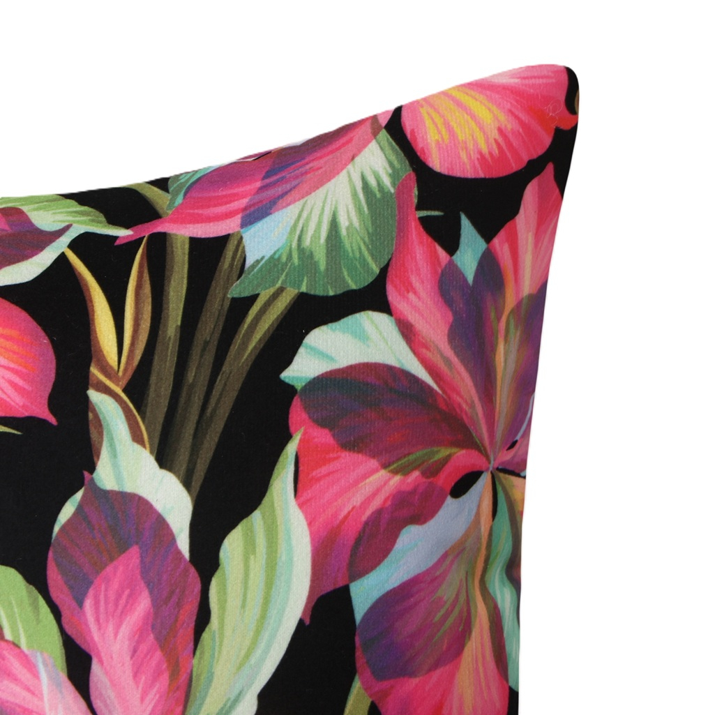 Подушка декоративная Этель Ирисы 10781885, велюр, синтепон, 40х40 см