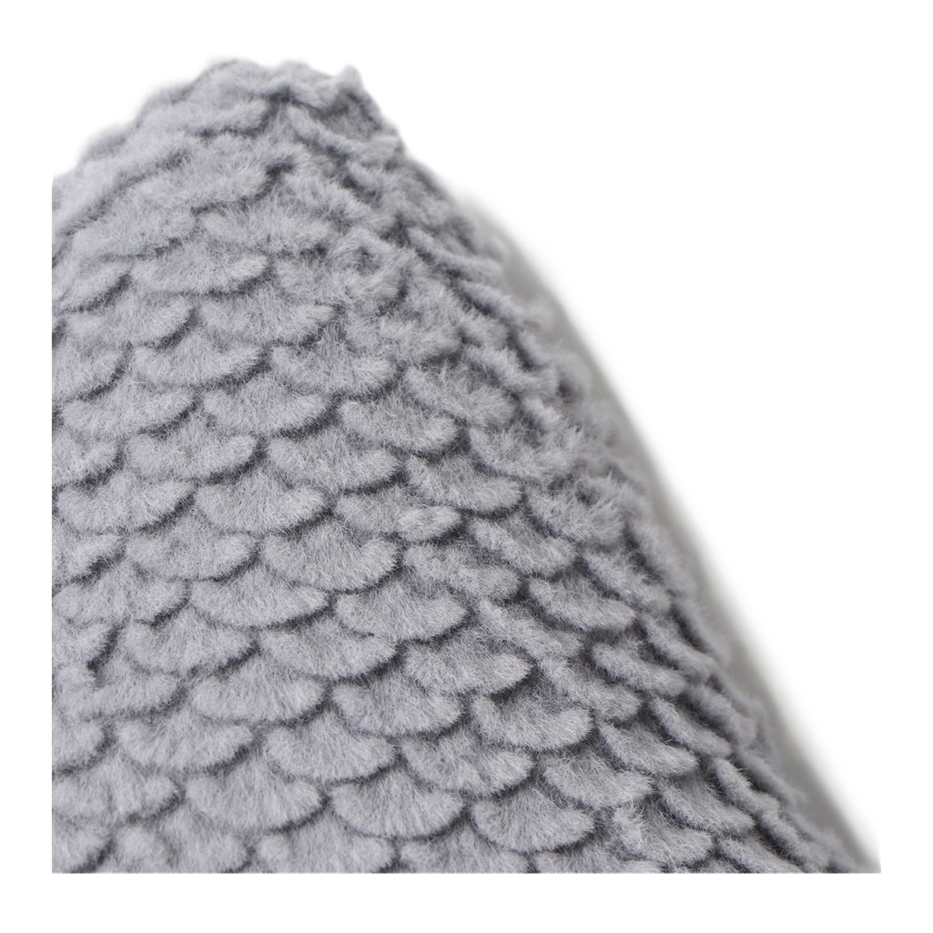 Подушка декоративная Этель Звезда 10766733, велсофт, синтепон, серая, 44 см 