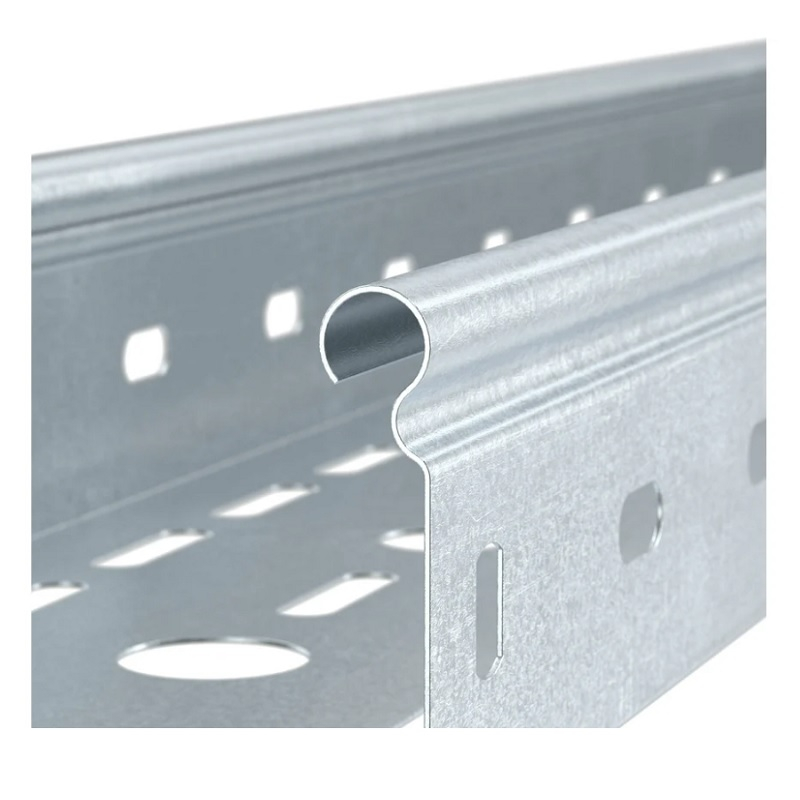 Лоток перфорированный 100х50 мм L3000 сталь 0,6 мм S3 ДКС SPL3510