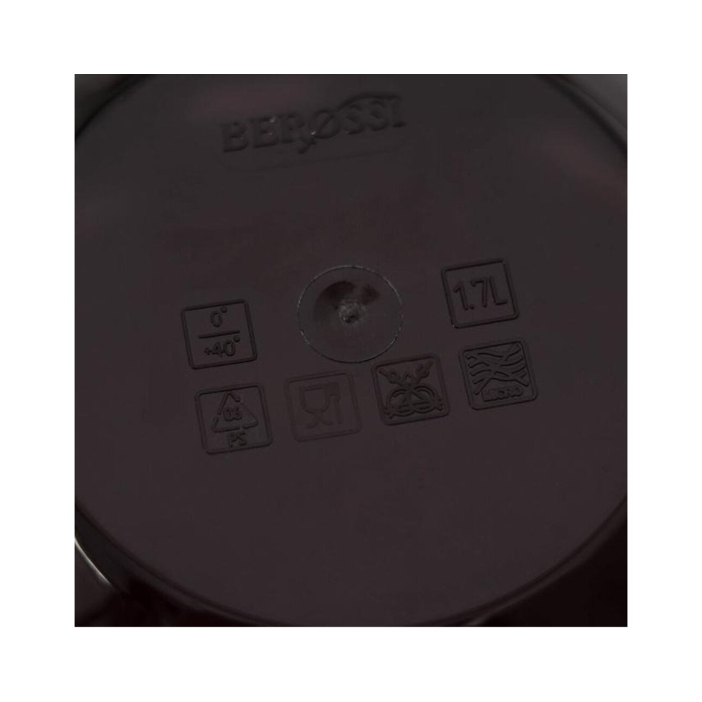 Салатник Berossi Elis круглый, пластик, грозовое небо, 1.7 л