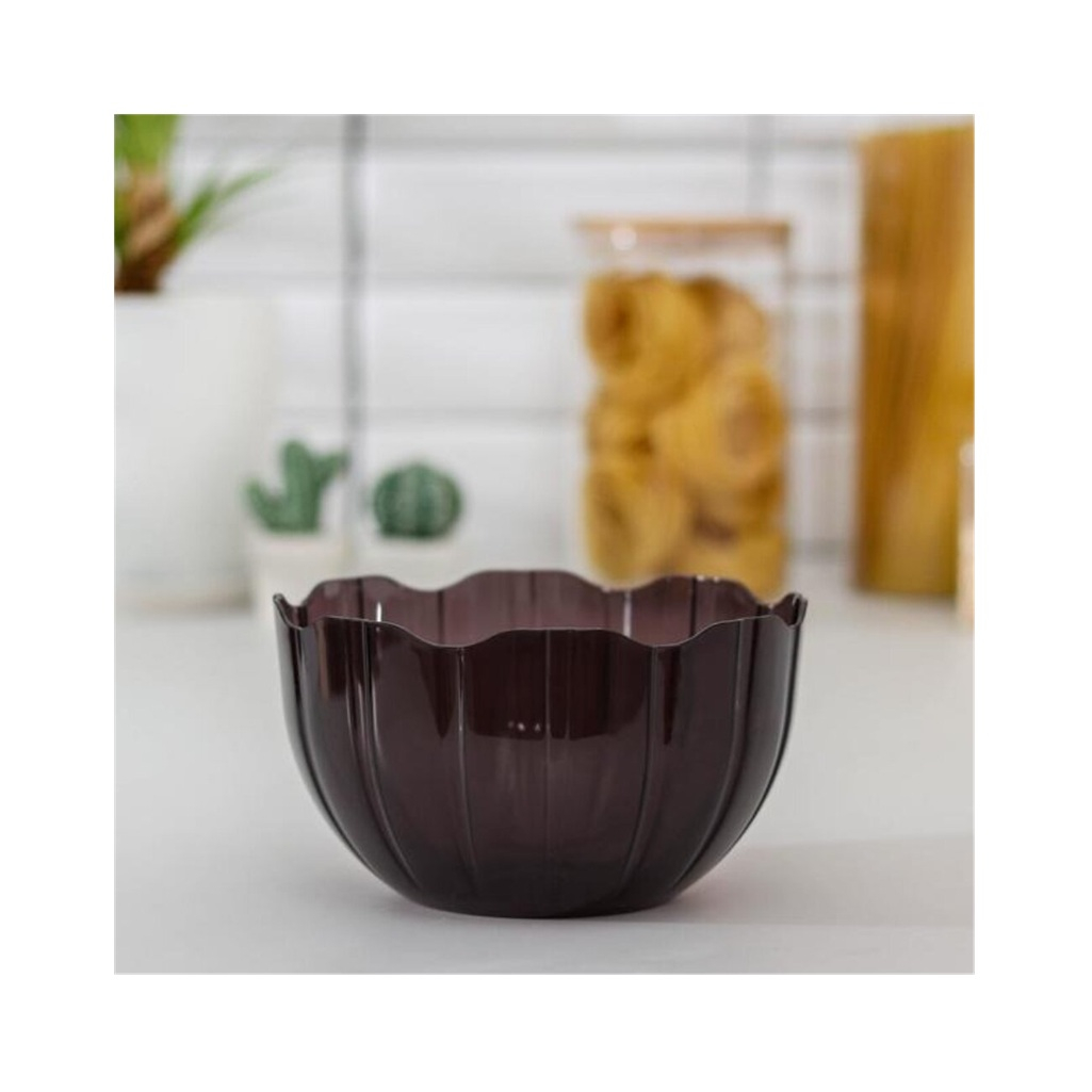 Салатник Berossi Elis круглый, пластик, грозовое небо, 1.7 л