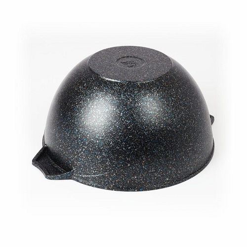 Казан алюминий Гранит star/Мечта с крышкой, антипригарное покрытие, 5 л, черный 55803 