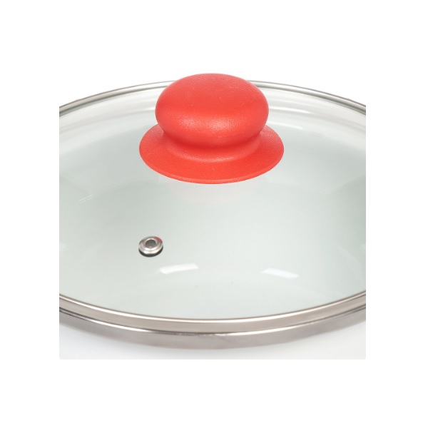 Кастрюля эмалированная Сантэкс Прованс с крышкой, 1.5 л