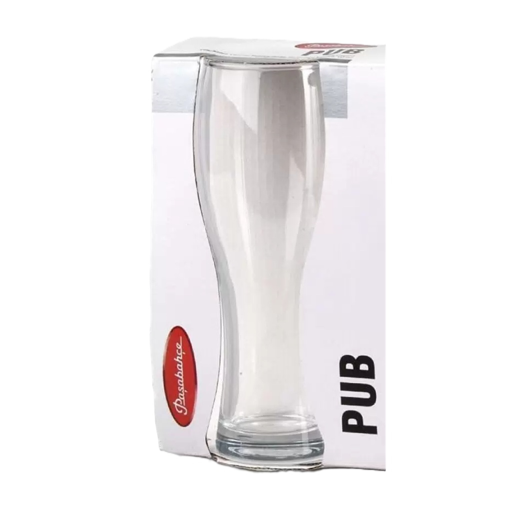 Стакан для пива Pasabahce Pub, стекло, прозрачный, 20 см, 300 мл