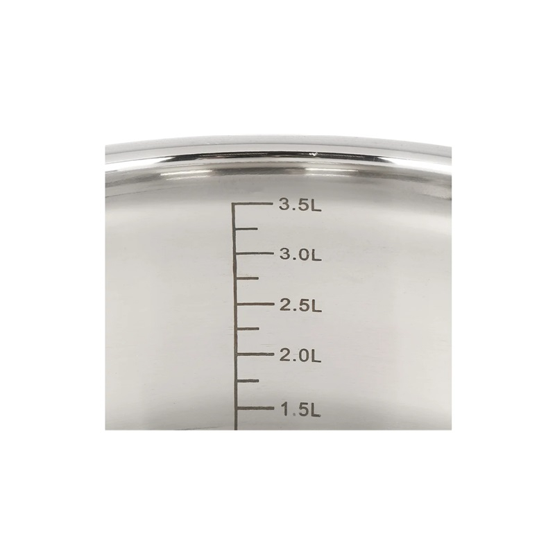 Кастрюля Daniks Орлея GS-01159P-20CA с крышкой, 3.6 л