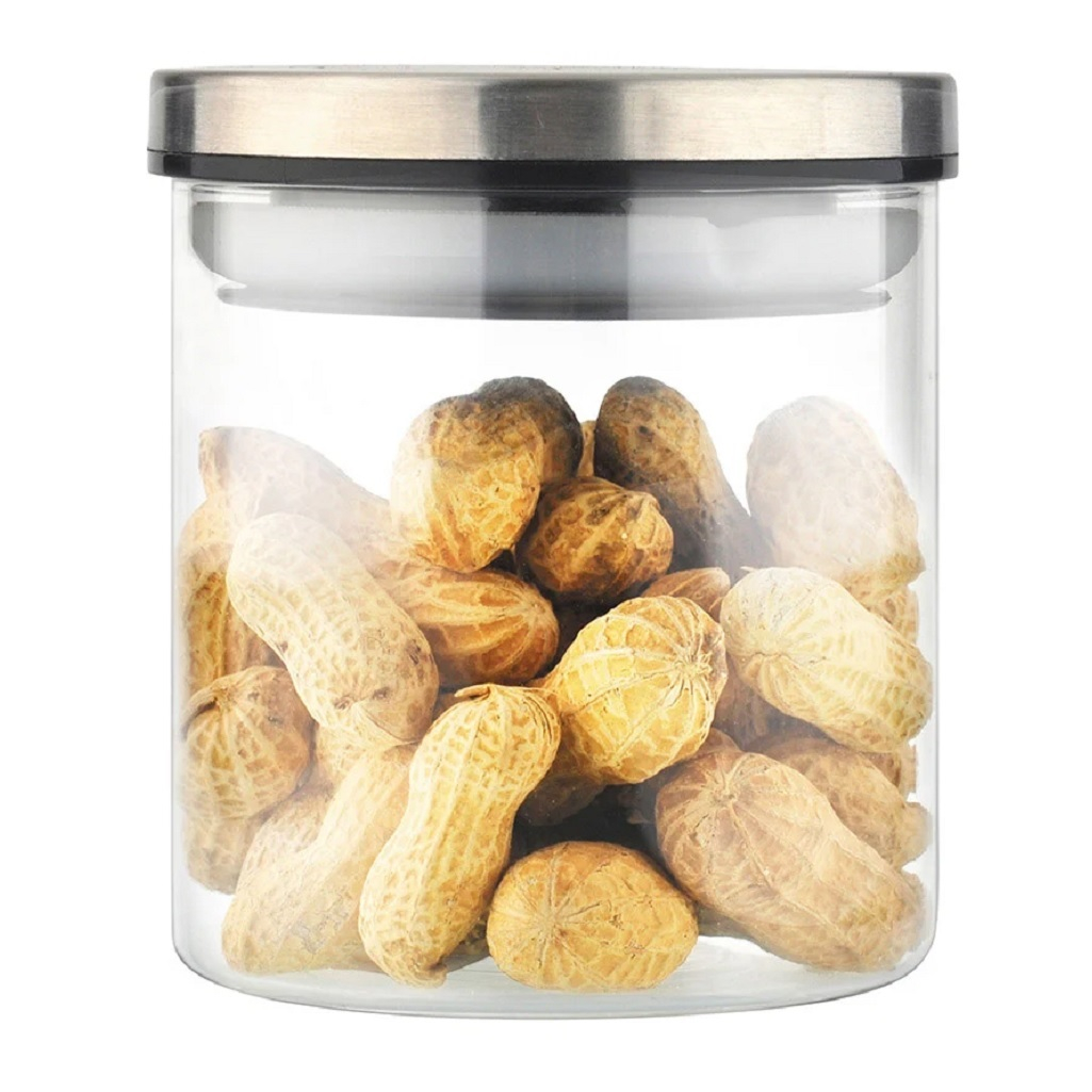 Банка для сыпучих продуктов Mallony Oceano стеклянная 78х87 мм, 300 мл