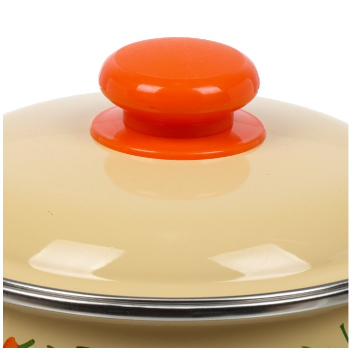 Кастрюля эмалированная Сибирские товары Перцы 2 л