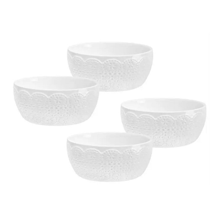 Салатник Элан Галерея Кружево 14х14х6 см. 600 мл.