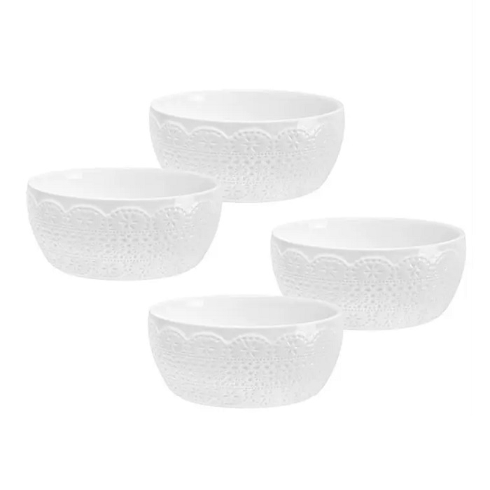 Салатник Элан Галерея Кружево 14х14х6 см. 600 мл.