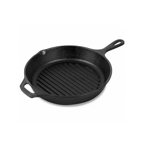 Сковорода-гриль чугунная Гардарика литая ручка 280х45 мм ГА0428