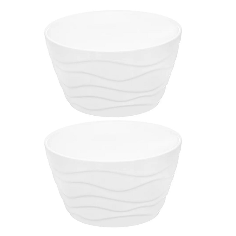 Набор салатников Elan gallery Айсберг волны 610 мл 2 шт/уп