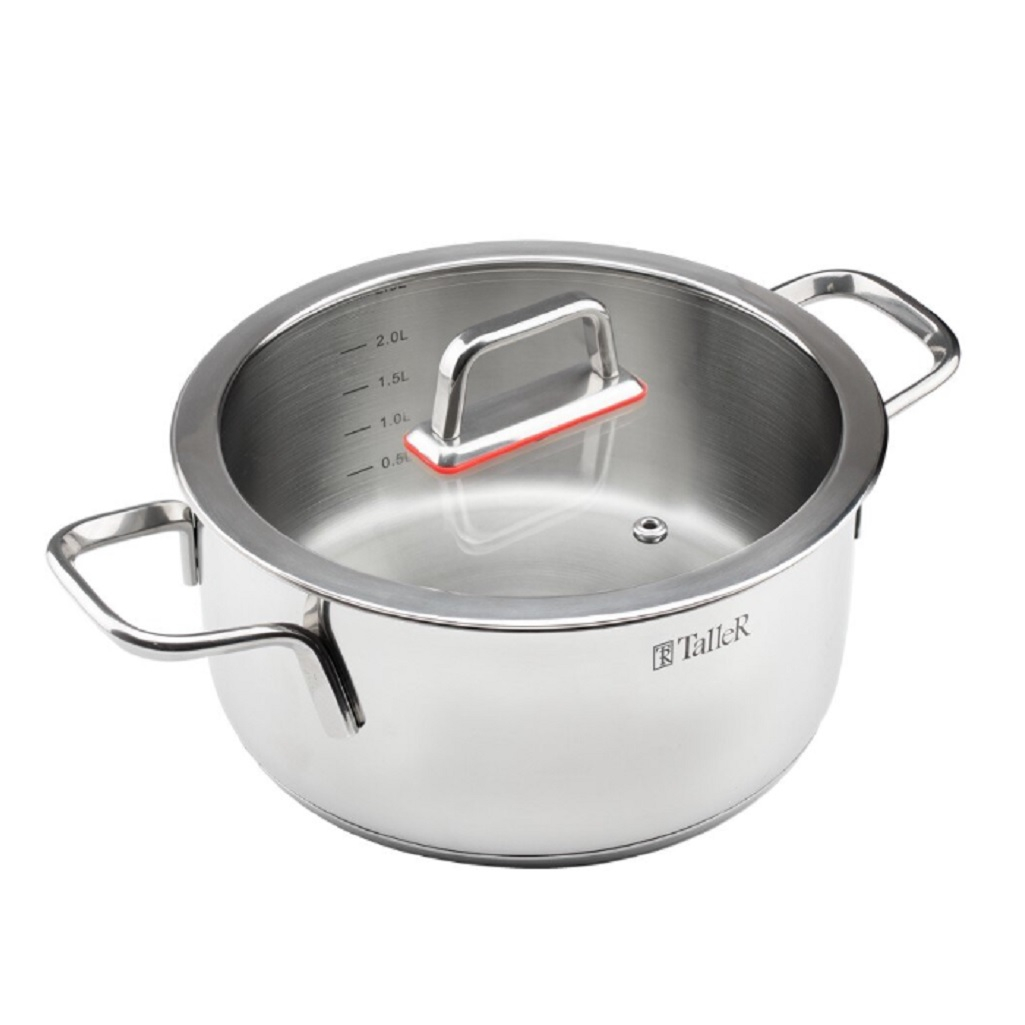 Кастрюля Taller Тенденси нержавеющая сталь индукция 2,8 л