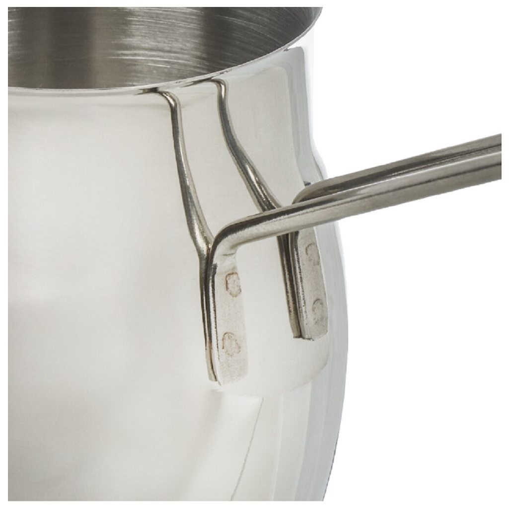 Турка Daniks Y4-8864 0.4 л, нержавеющая сталь, ручка металлическая, индукция для кофе