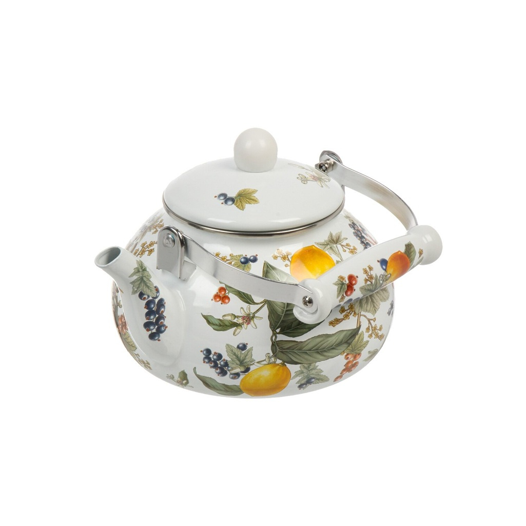 Чайник эмалированный Agness Фруктовая корзина индукция 2.5л