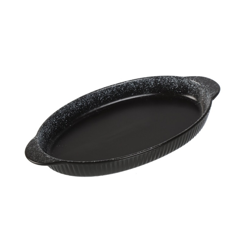 Форма для выпечки Daniks Полночь керамика, 36х18.5х3.5 см, 1 л