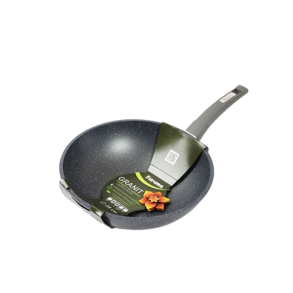 Сковорода ВОК Мечта Гранит антипригарное покрытие, 28 см 78701