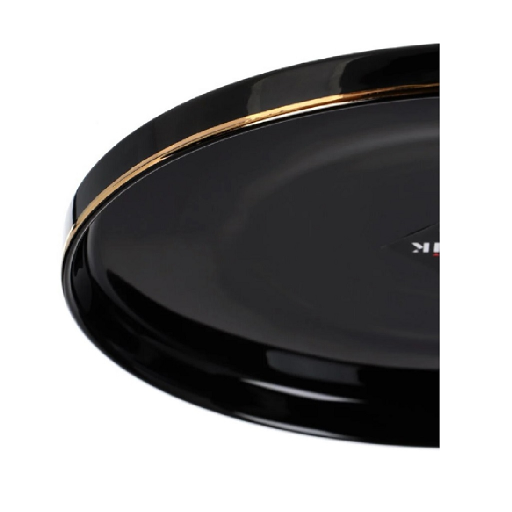 Тарелка десертная Domenik Black Gold DM3011-1, фарфор, 21 см