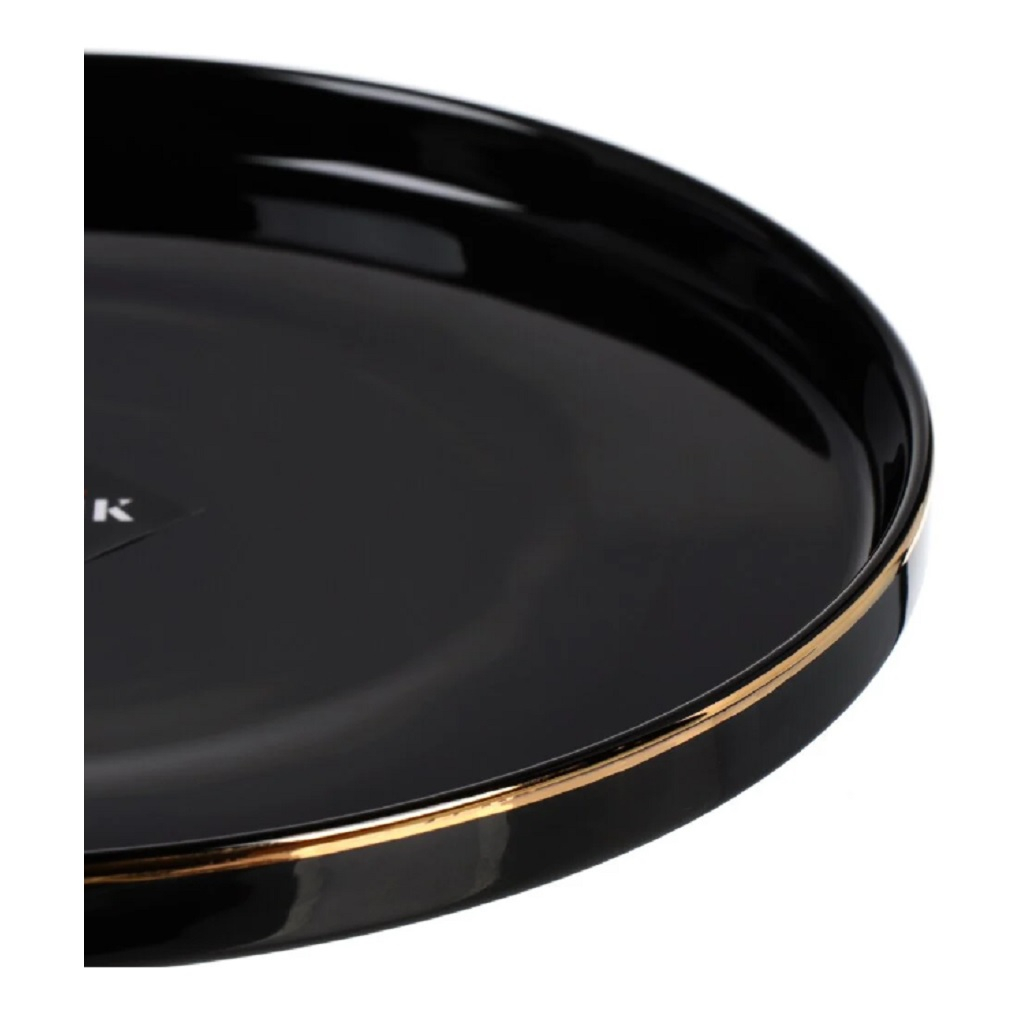 Тарелка обеденная Domenik Black Gold DM3010-1, фарфор, 27 см