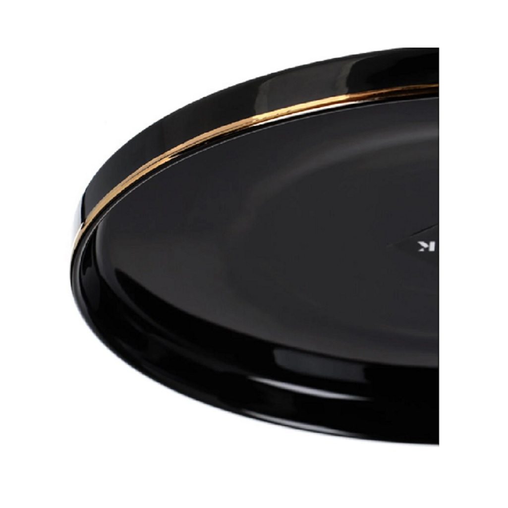 Тарелка обеденная Domenik Black Gold DM3010-1, фарфор, 27 см