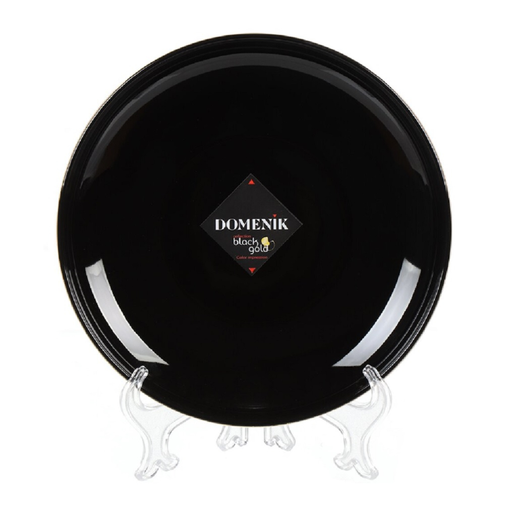 Тарелка суповая Domenik Black Gold DM3012-1, фарфор, 19 см, круглая