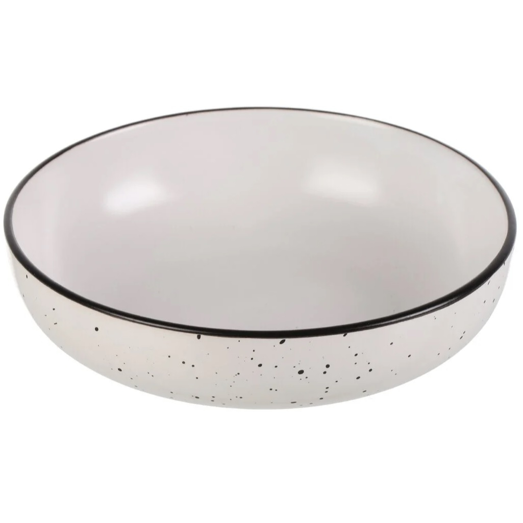 Салатник Atmosphere La Villa, керамика, круглый, белый, рисунок точки, 5х18.5 см, 1 л, AT-K2866