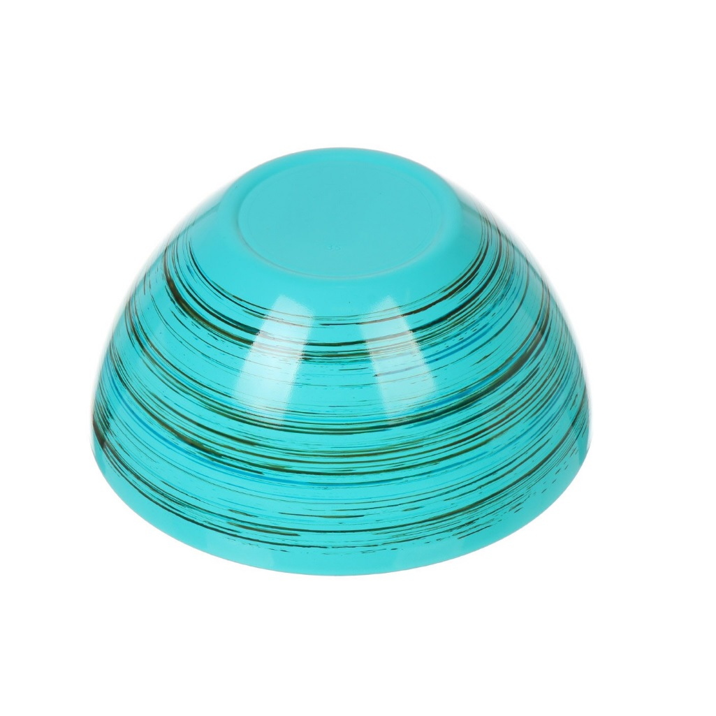 Салатник Декостек Торнадо Микс, стеклянный, круглый, 16 см, 0.7 л