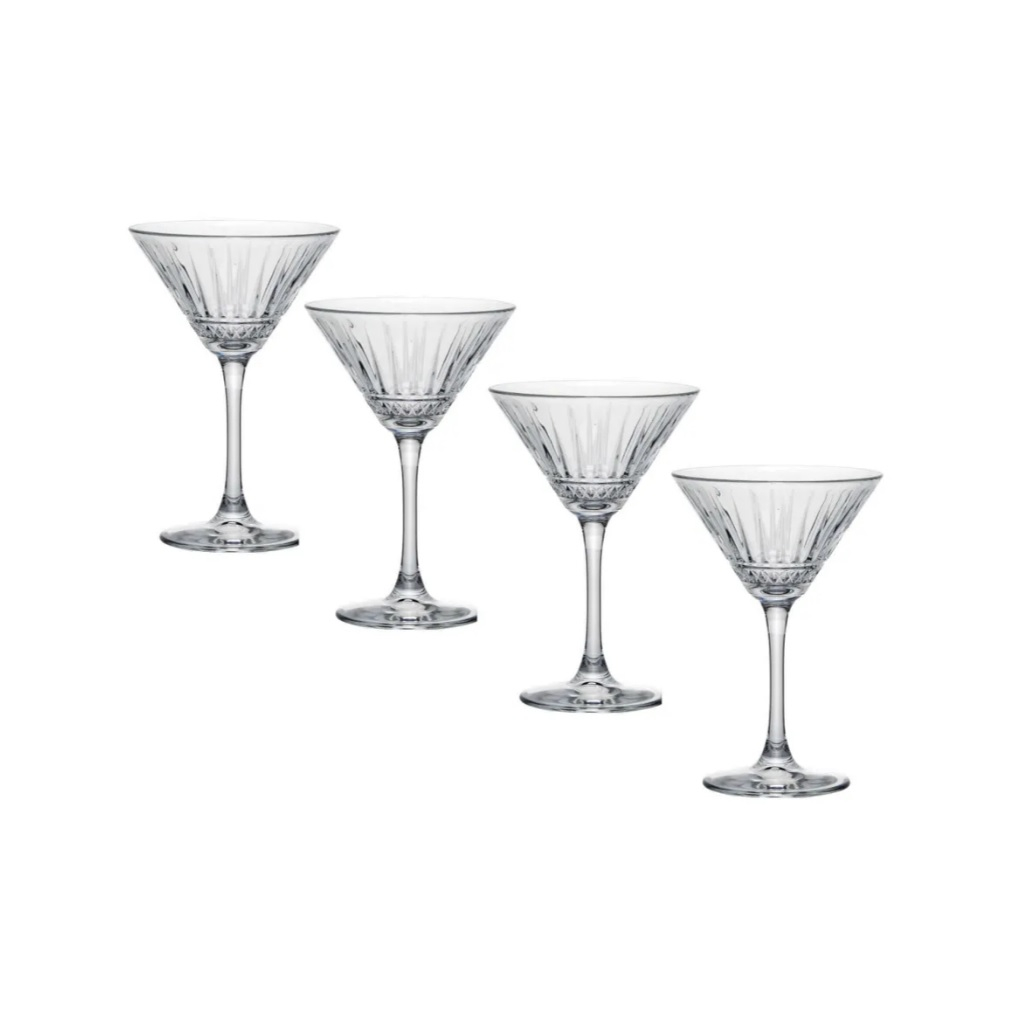 Набор бокалов Pasabahce Elysia для мартини, стекло, 220 мл, в упаковке 4 бокала, 440328