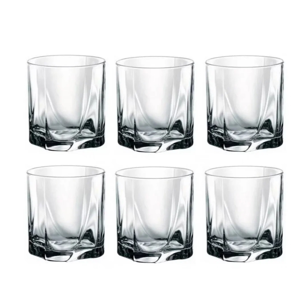 Набор стаканов Pasabahce Luna для виски, стекло, 372 мл, в упаковке 6 штук, 42348