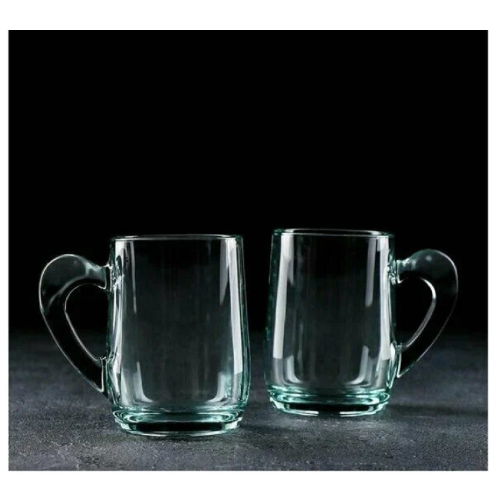 Набор кружек Pasabahce Recycled 55521, стекло, 335 мл 2 шт. в упаковке