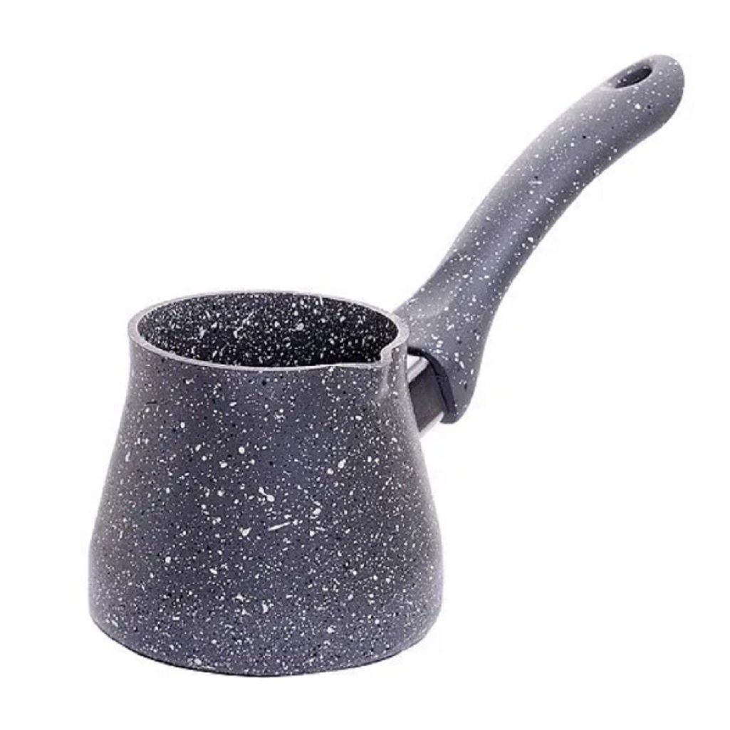 Турка Hascevher, отверстие для подвешивания, антипригарное покрытие, серая 250 мл