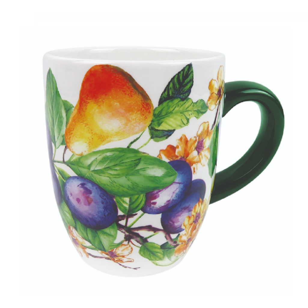 Кружка Appetite ZFC331-8 Дюшес керамическая, для подачи горячих и холодных напитков, 350 мл