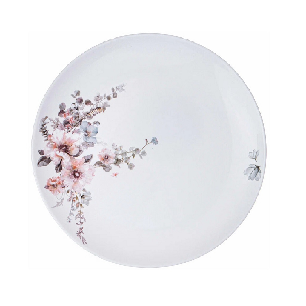 Тарелка Agness 598-078 Flower symphony обеденная, для сервировки стола, 24 см