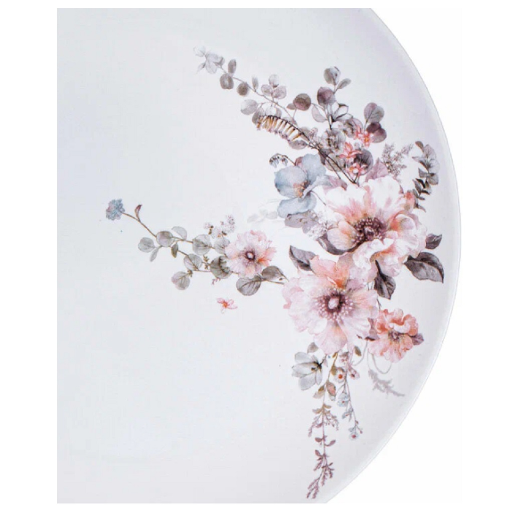Тарелка Agness 598-078 Flower symphony обеденная, для сервировки стола, 24 см