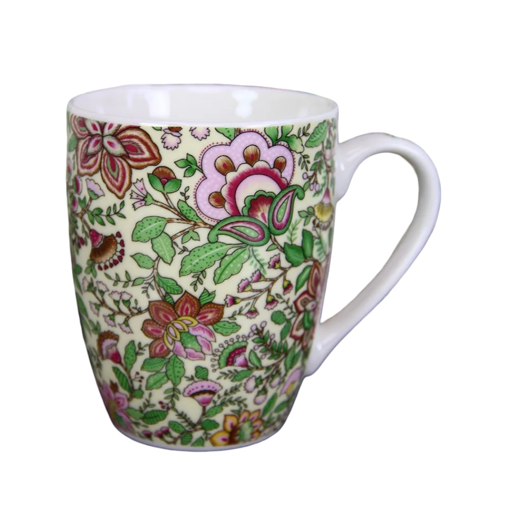 Кружка Сова Индийский узор Бочка, 340 мл, керамическая, 1019051