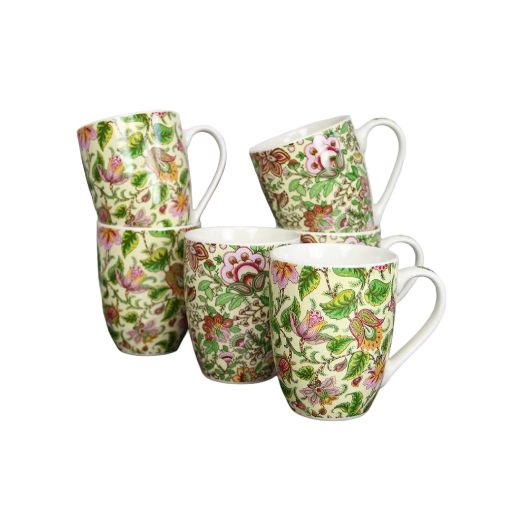 Кружка Сова Индийский узор Бочка, 340 мл, керамическая, 1019051