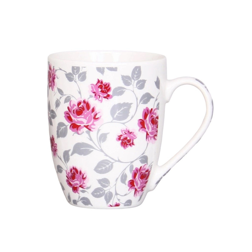 Кружка Сова Королевская роза Бочка, 340 мл, керамическая, 1019054