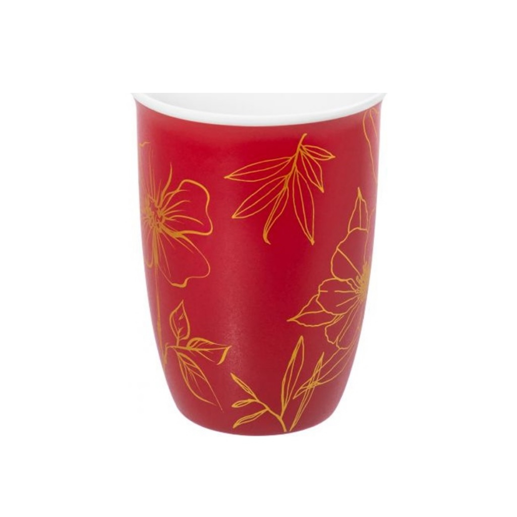 Кружка Elan Gallery Цветок, фарфор New Bone China, 450 мл 125х90х125 мм, 230257