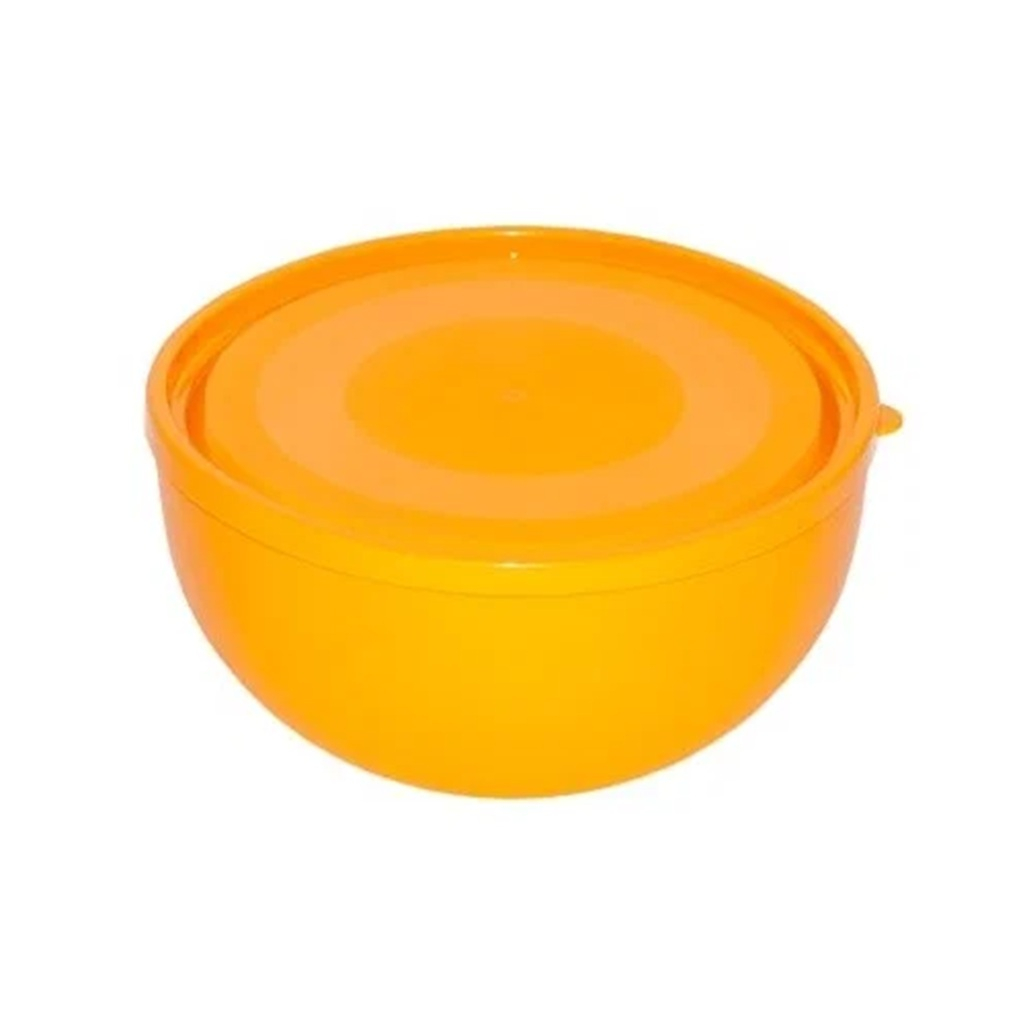Салатник Эльфпласт с крышкой, пластик, различные цвета, 1.4 л