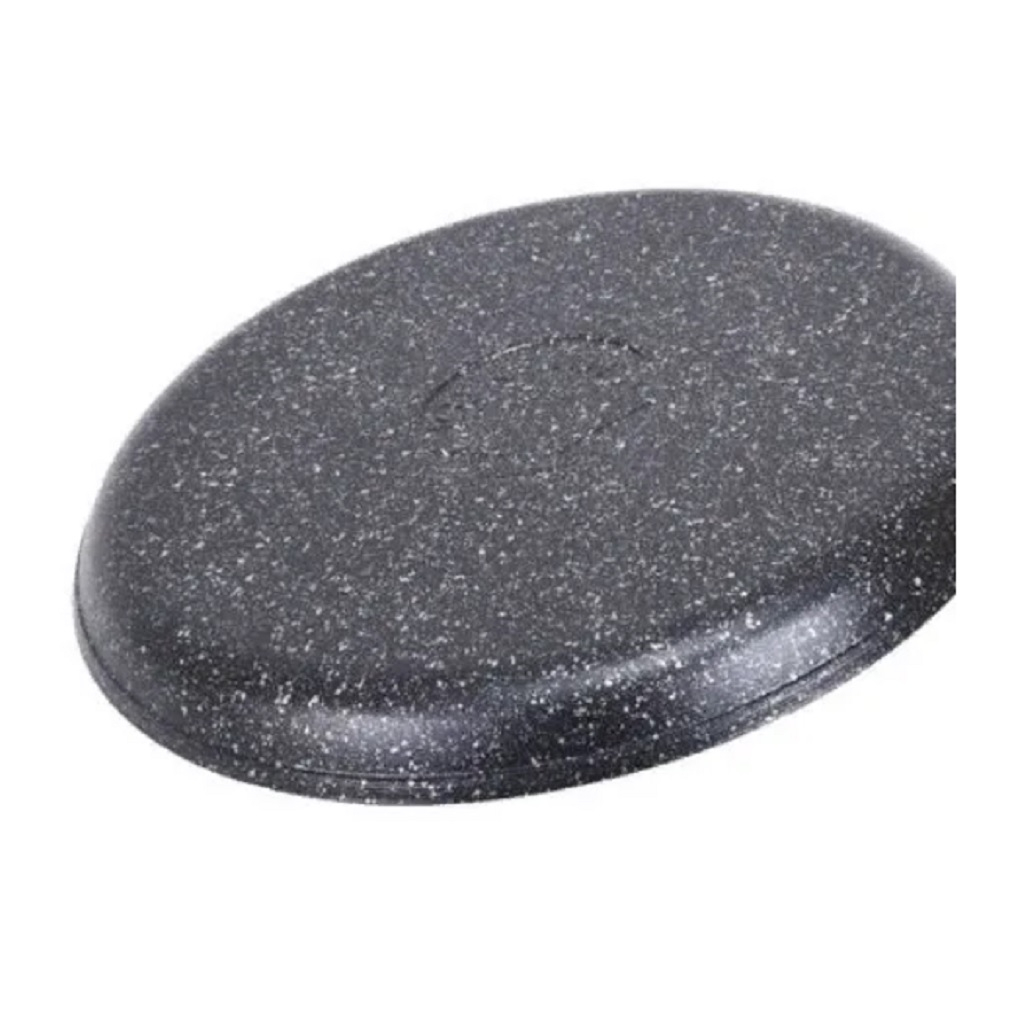 Сковорода блинная Kukmara сбмт220а-1а тёмный мрамор, низкие бортики, для всех типов плит, 22 см