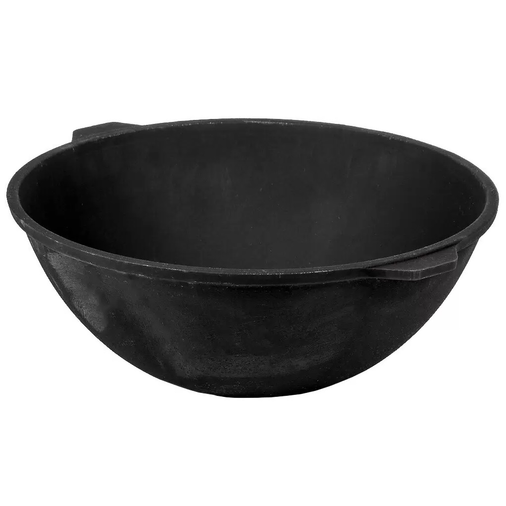 Казан Manoli чугунный, 6 л, крышка-сковорода, литые ручки, черный, К6-01