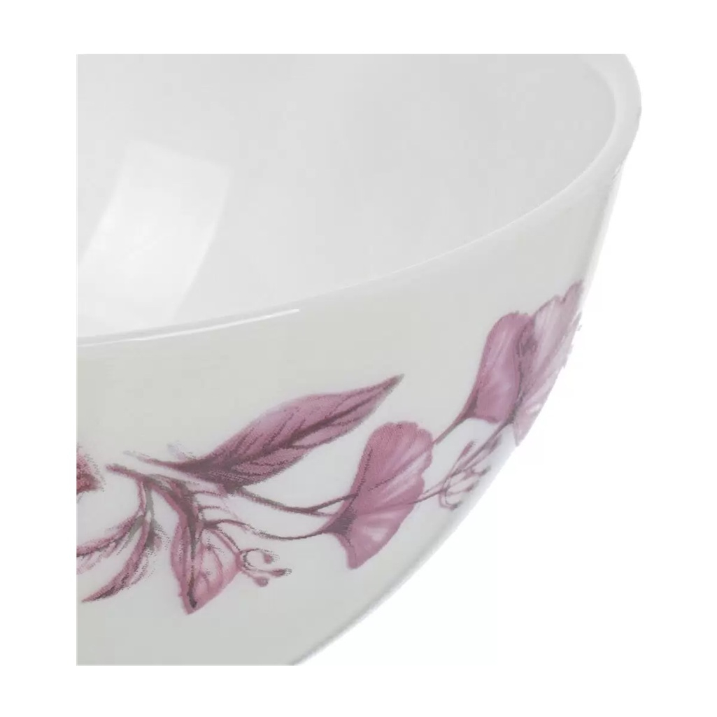 Салатник Luminarc Бэль V9157, стеклокерамика, круглый, белый, 8х12 см