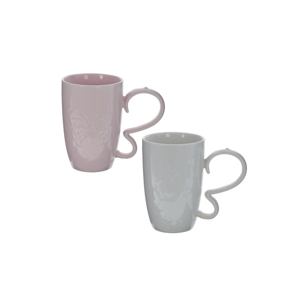 Кружка Ремеко, фарфор, 400 мл, 135х80х120 мм, цвет в ассортименте, 796211